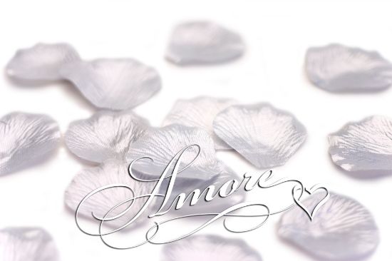 Picture of Silk Rose Petals Silver